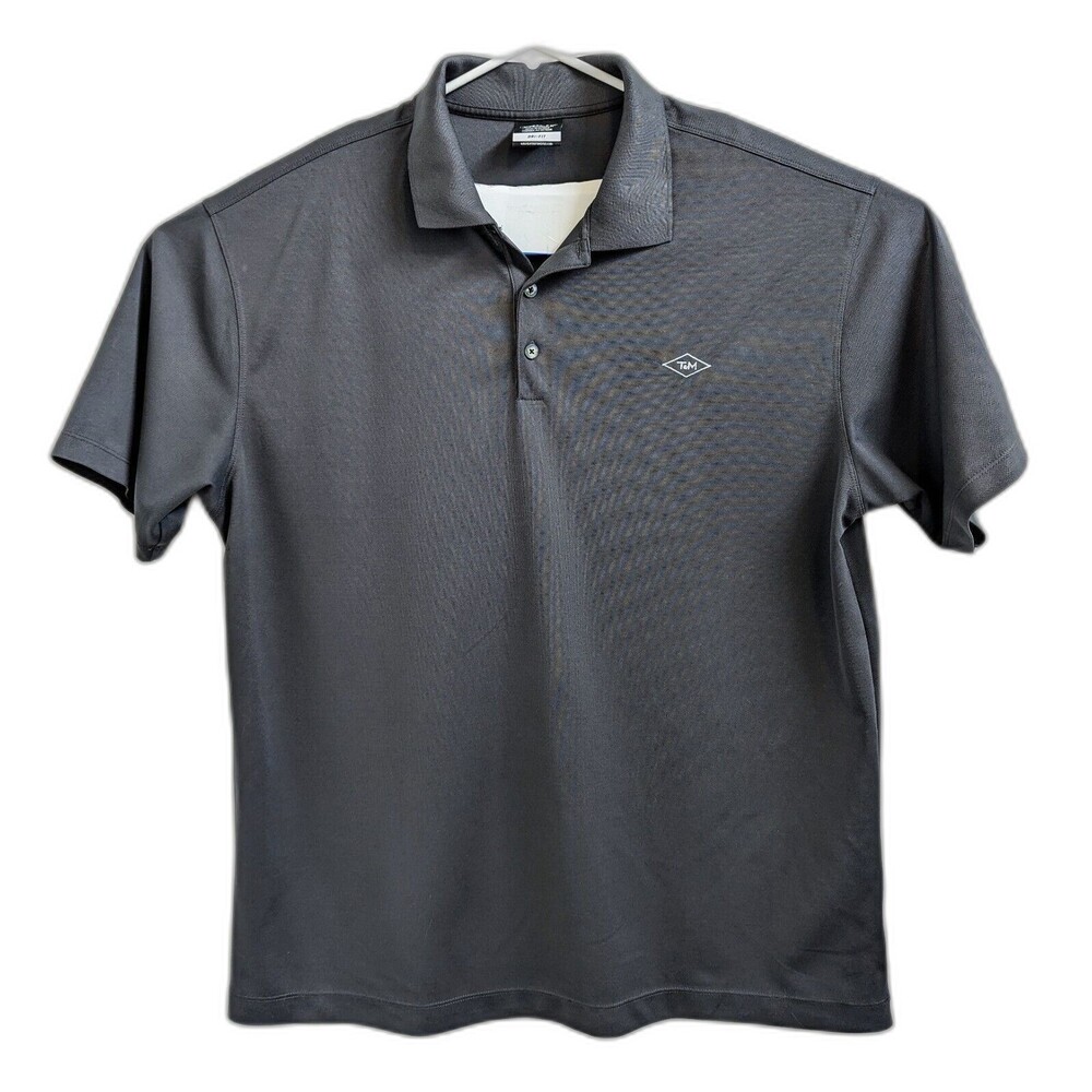 Nike Golf Gray Dri Fit Polo Shirt Men's XL - Picture 2 of 9